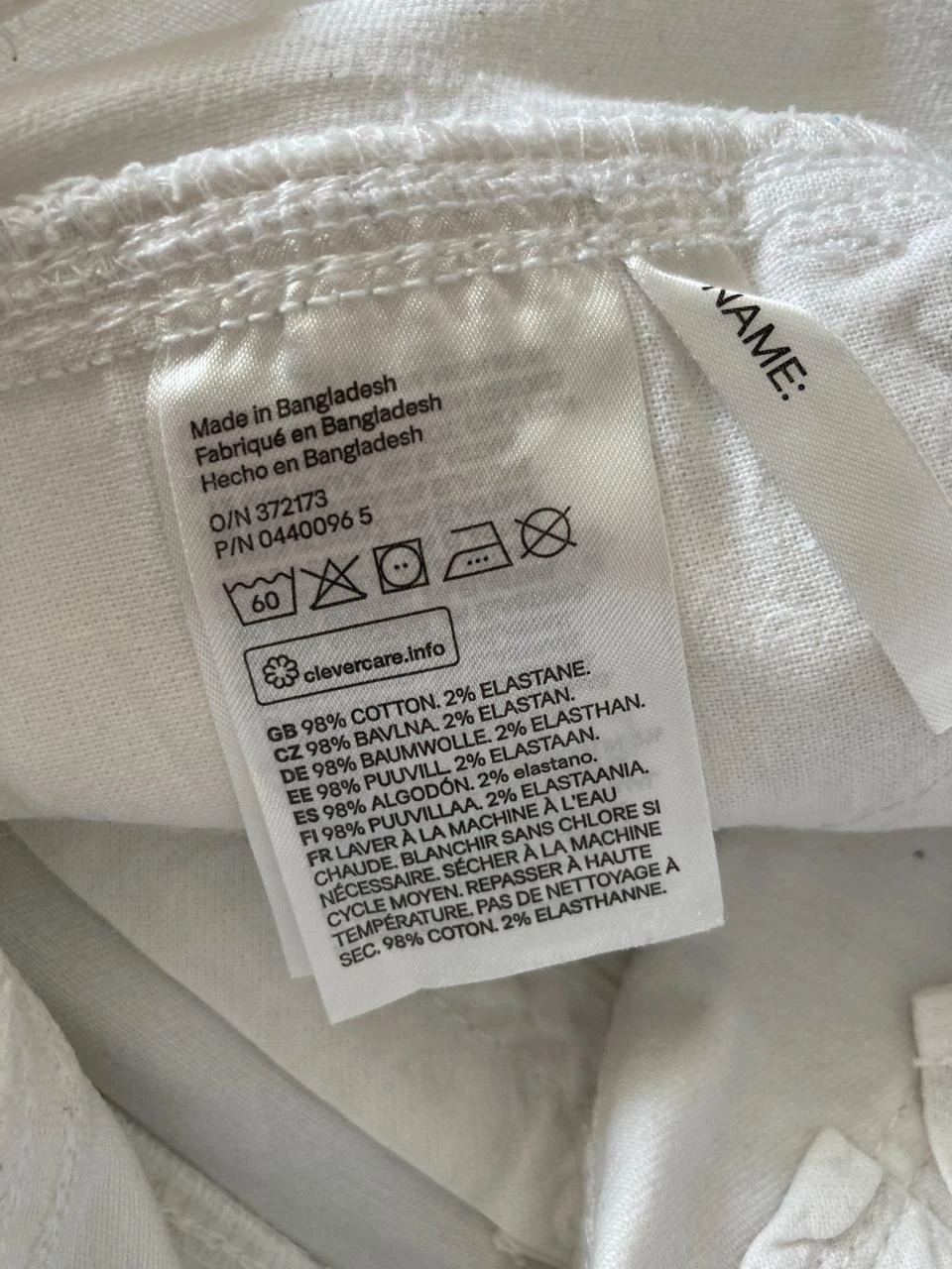 H&M witte spijkerjurk voor meisjes 9-10 jaar – photo 5